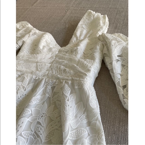 *SOLD* Self-Portrait Laces One Shoulder Maxi Dress - Picture 2 of 6